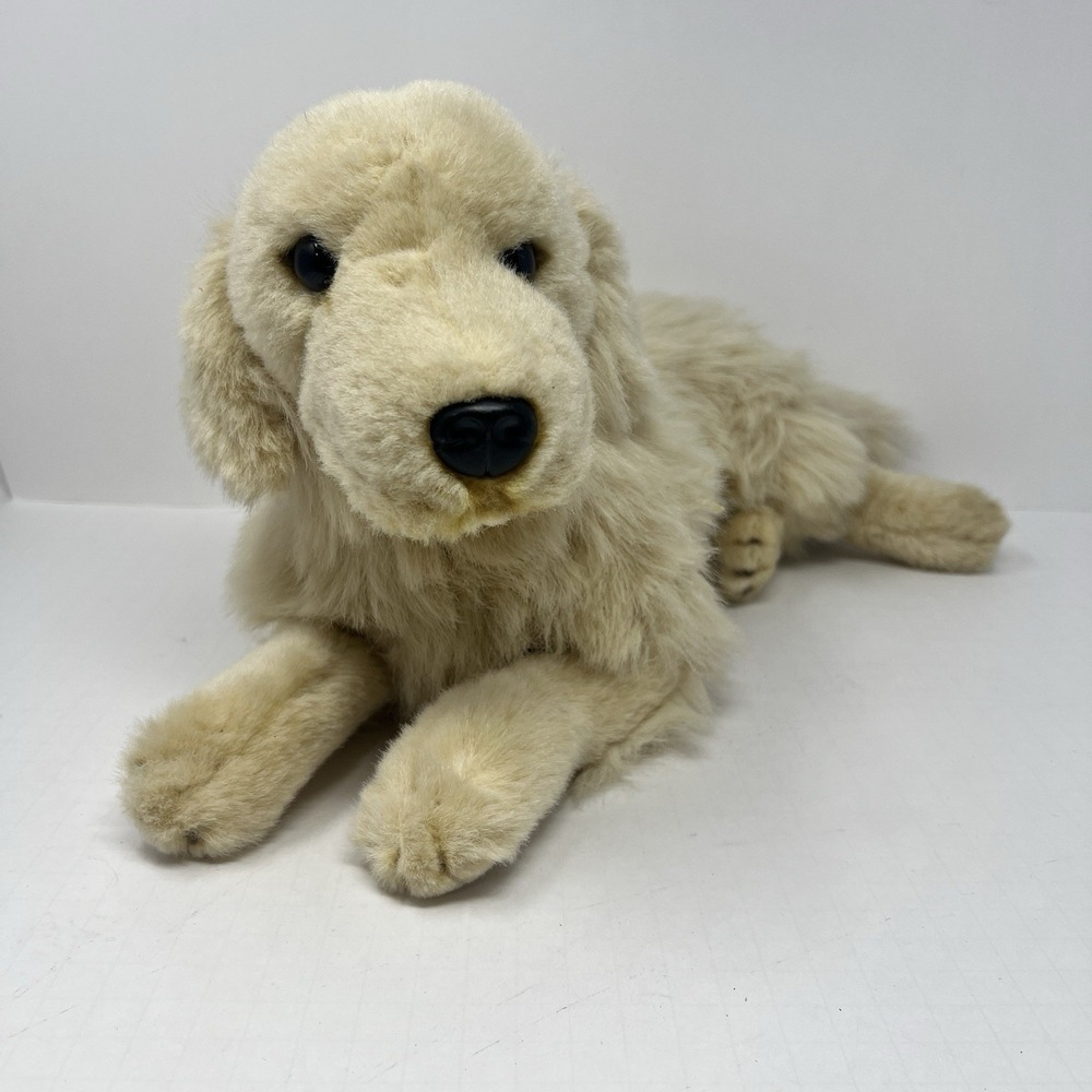 E&J Classic Golden Retriever Dog Plush‎ 15 Inch Large Laying Stuffed Animal